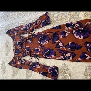 Floral print dress